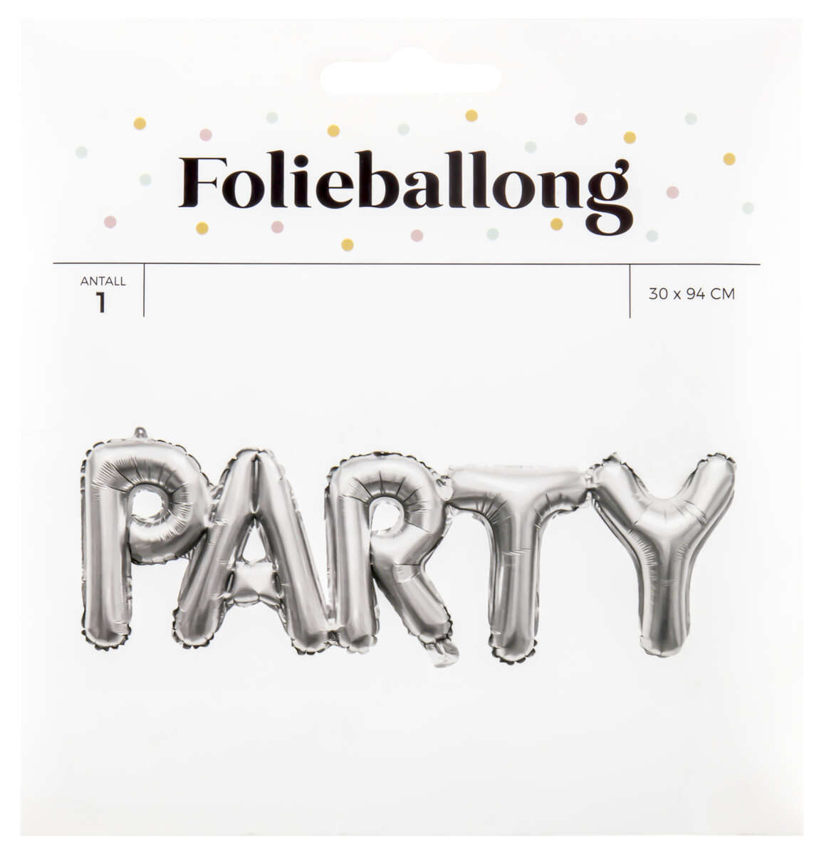 Folieballong Party banner L: 94 cm