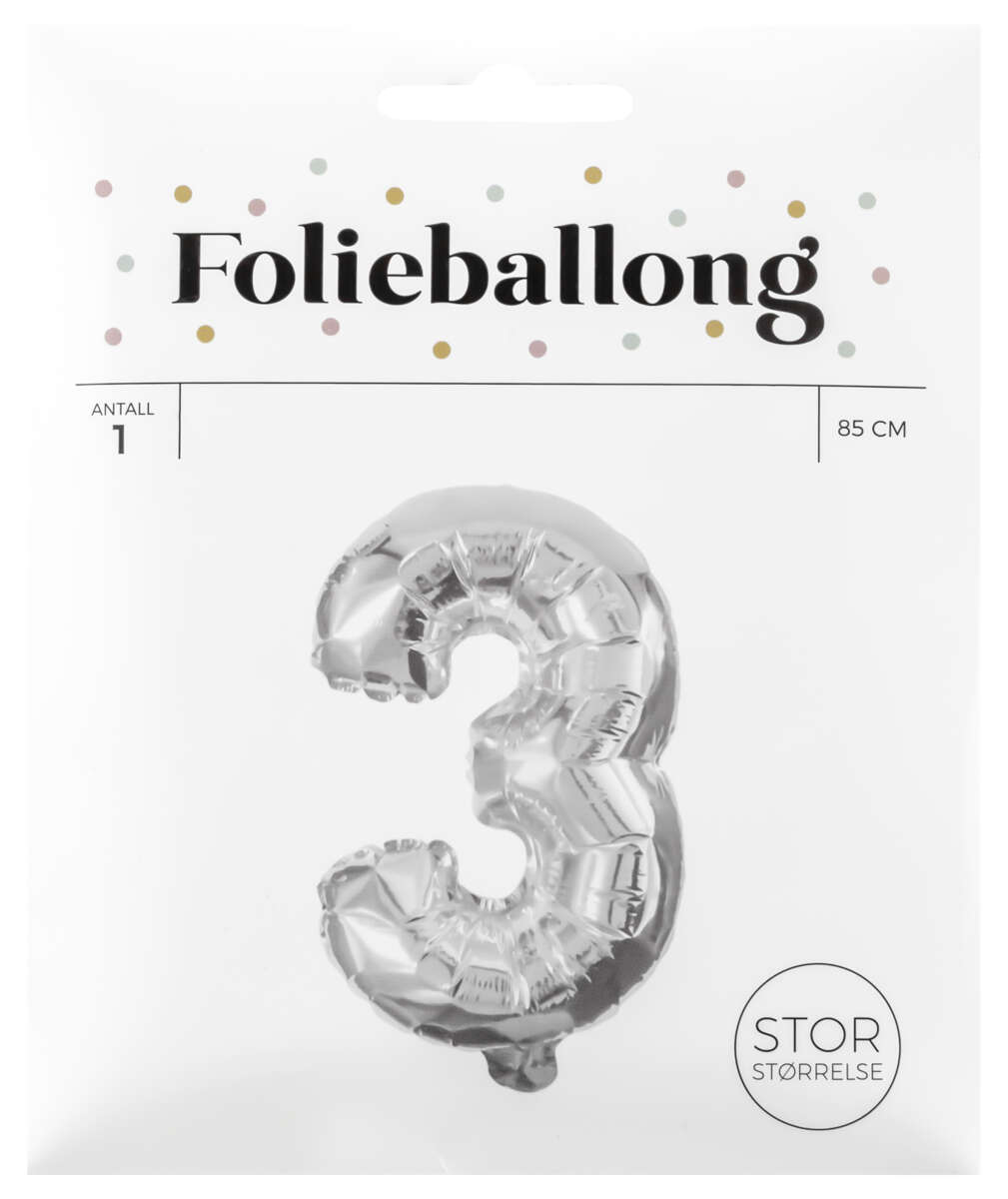 Folieballong H: 85 cm