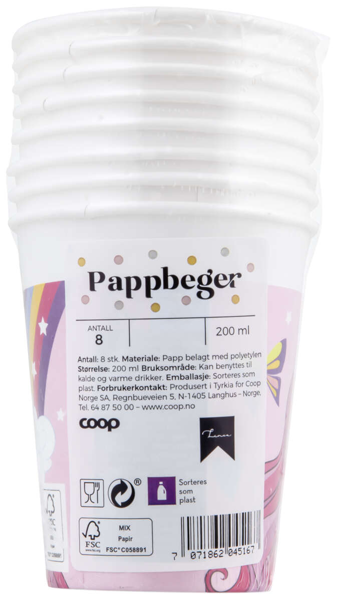 Pappbeger 8-pk
