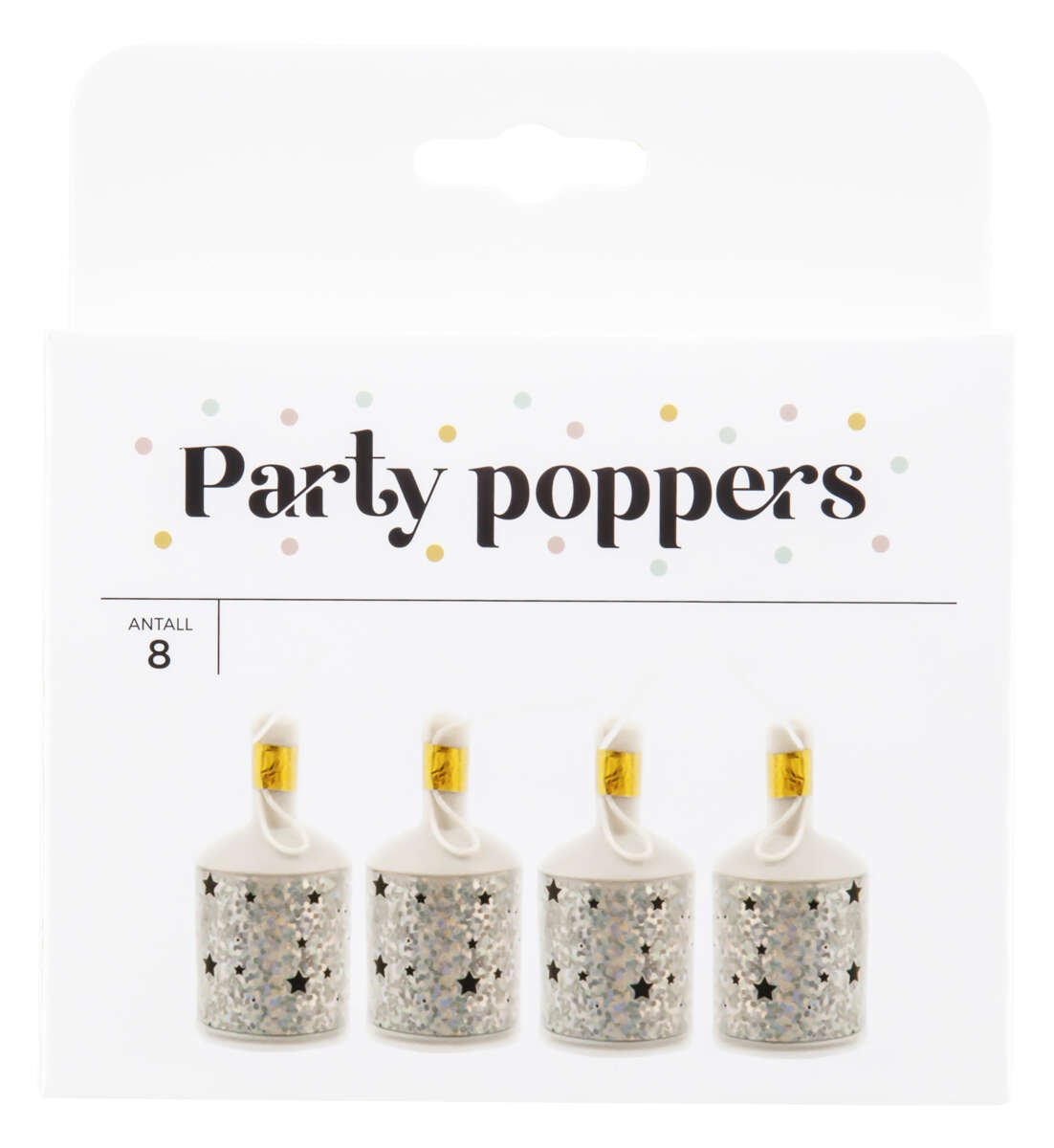 Partypoppers 8pk