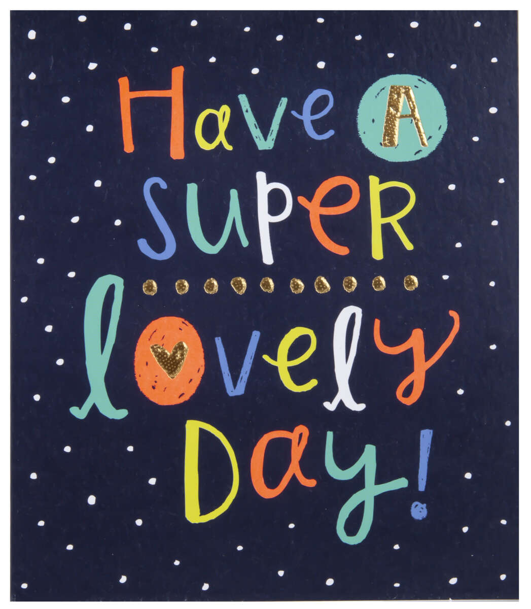 Kort Super Lovely Day