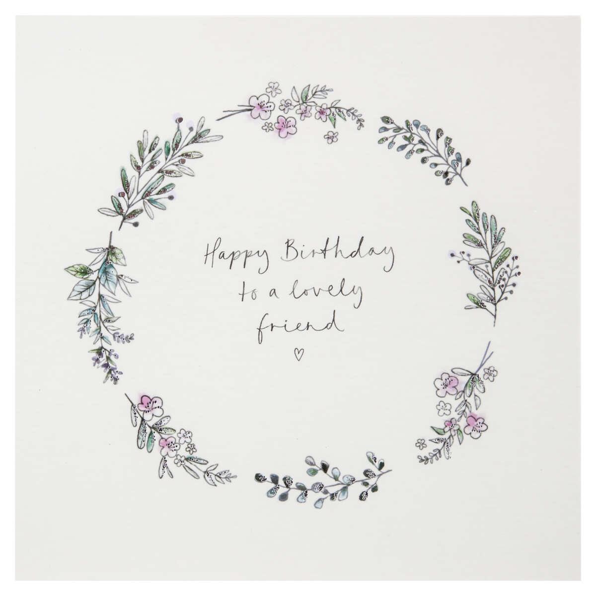 Kort Happy Birthday to a lovely friend