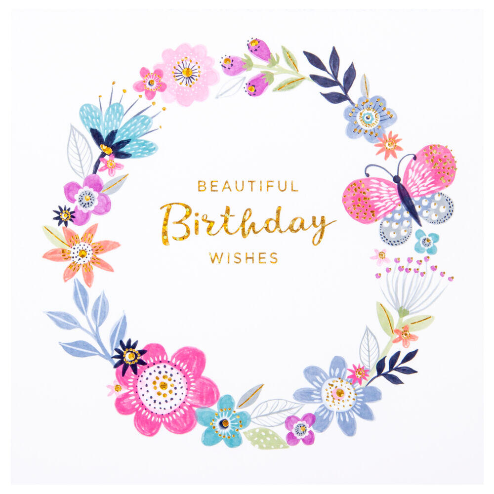 Kort Beautiful birthday wishes