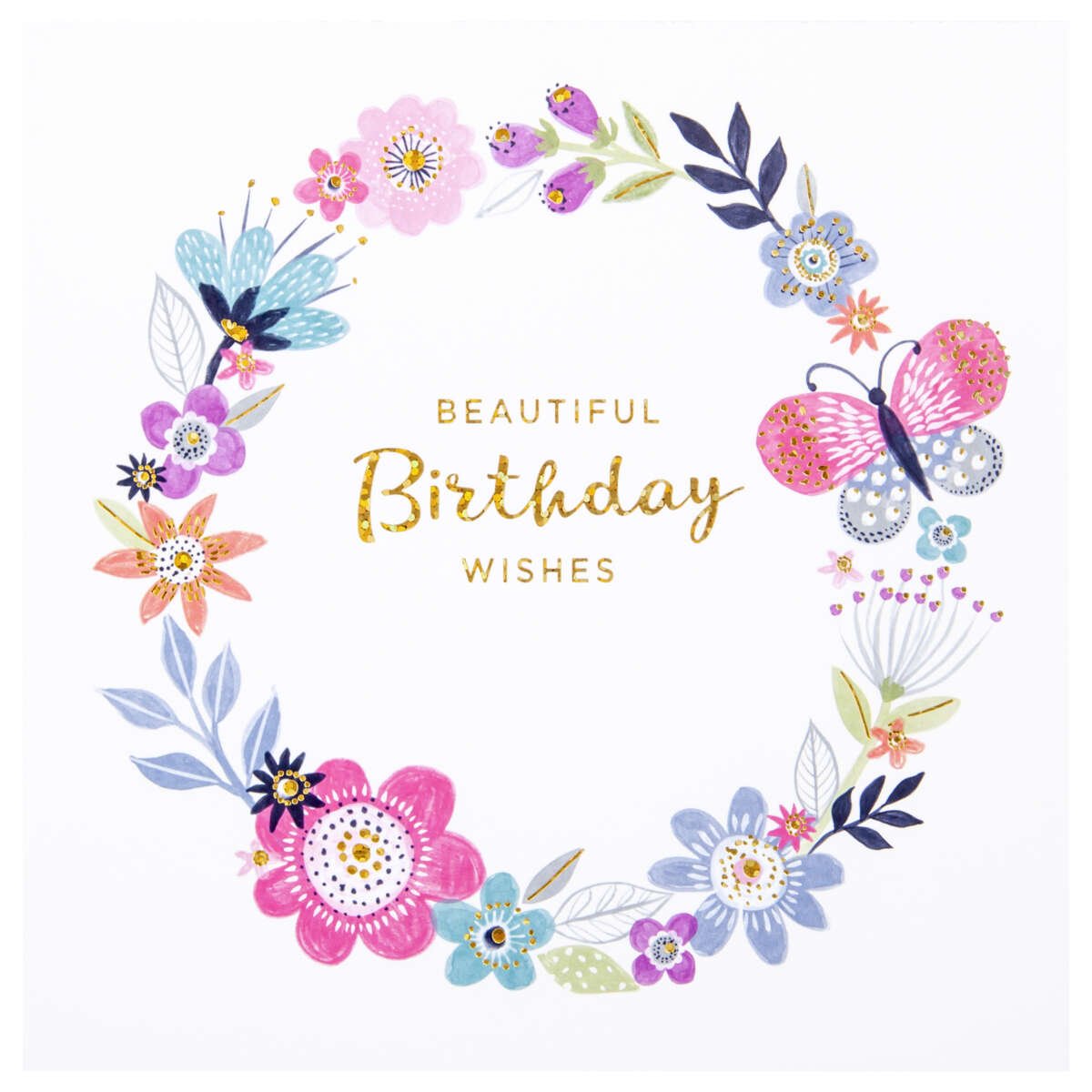 Kort Beautiful birthday wishes