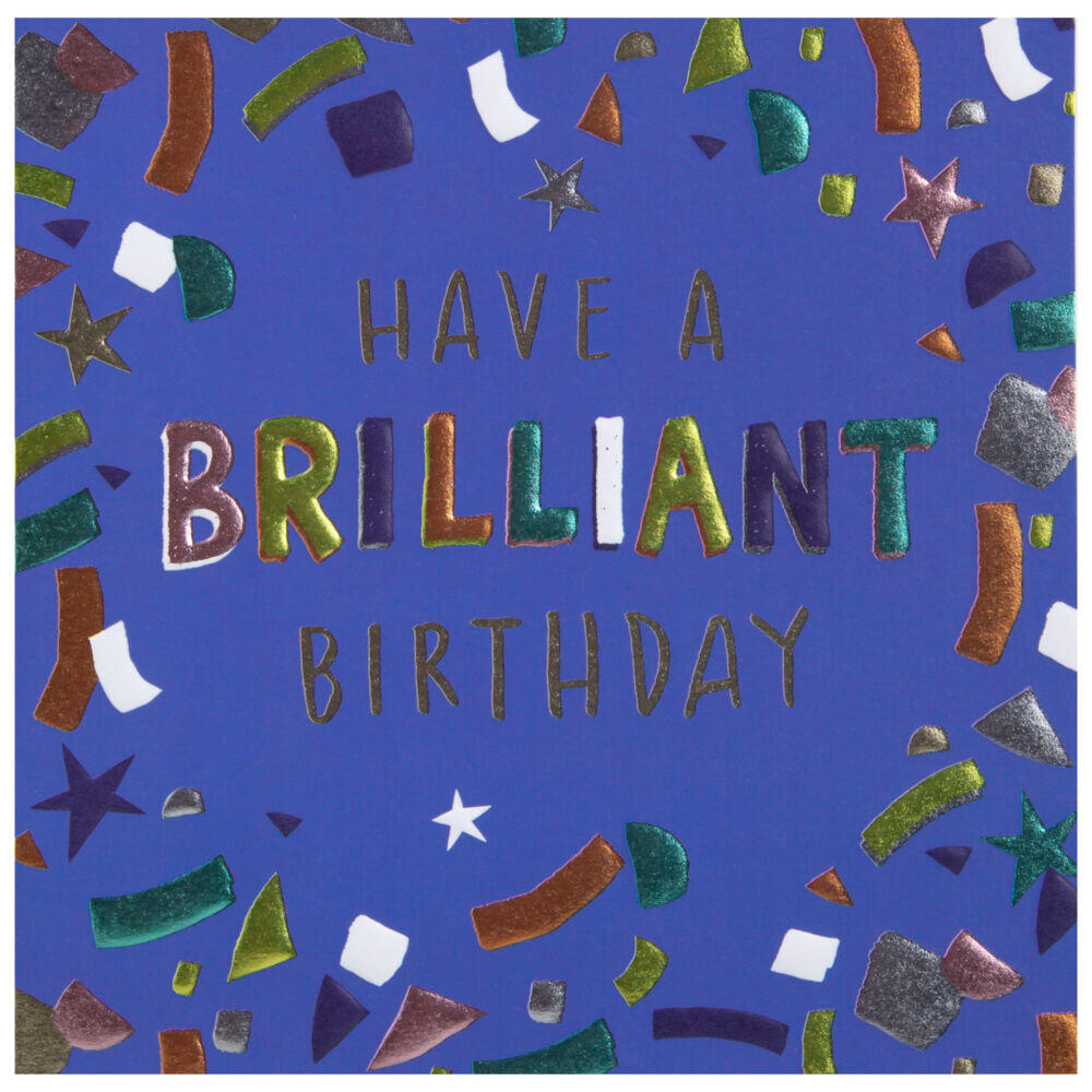 Kort Have a brilliant birthday