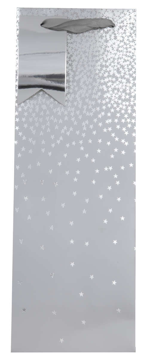 Flaskepose Grå/sølv