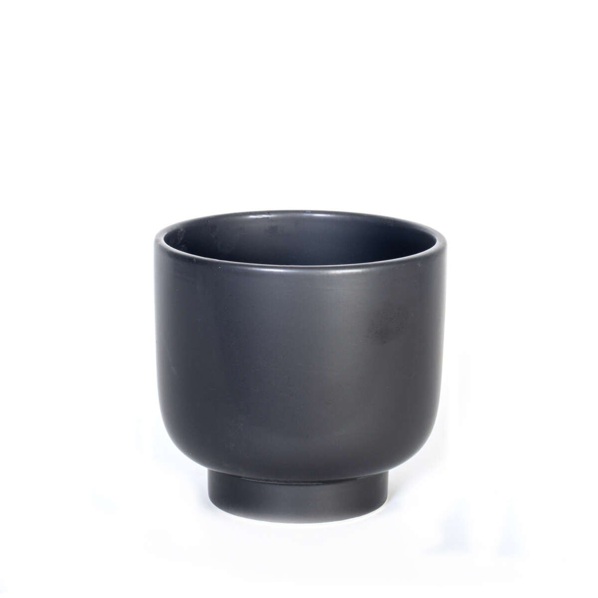 Blomsterpotte i glasert keramikk