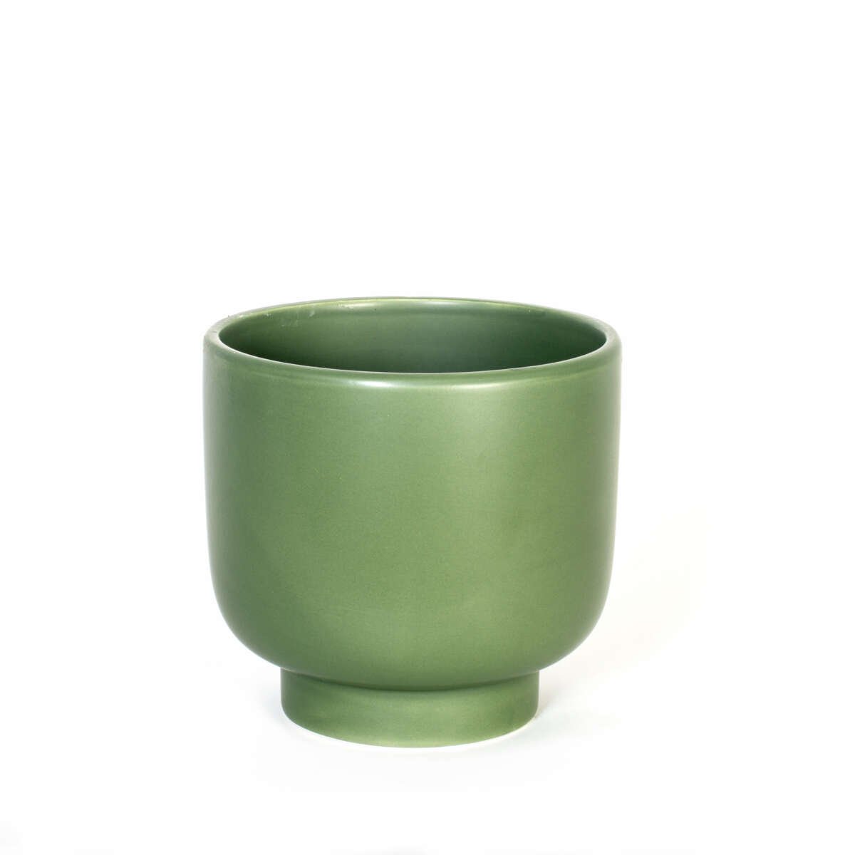 Blomsterpotte i glasert keramikk