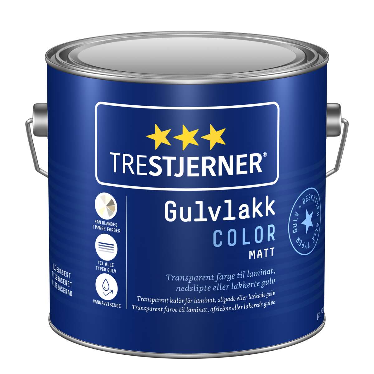 Trestjerner Color gulvlakk 2,7 liter