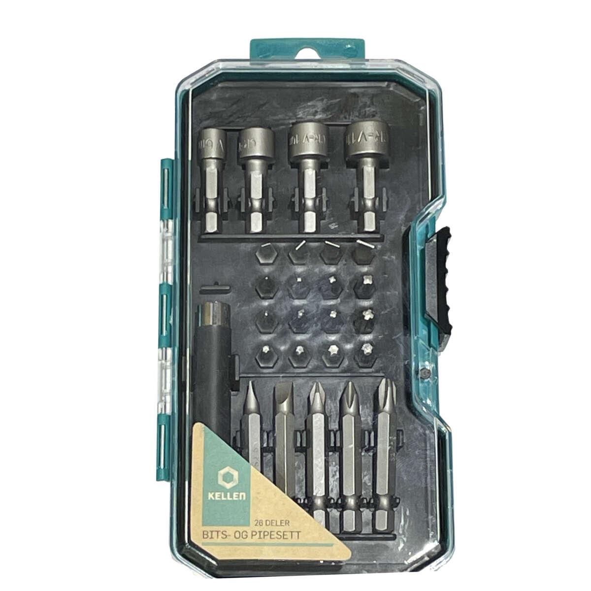 Kellen bits- og pipesett 26 deler