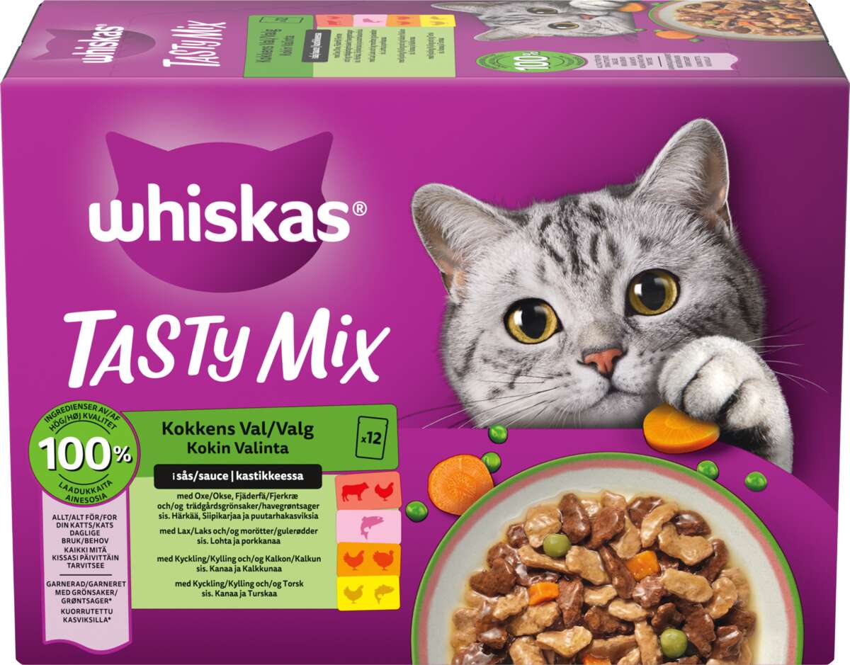 Whiskas Mix 1+ Chef's Choise 1020g