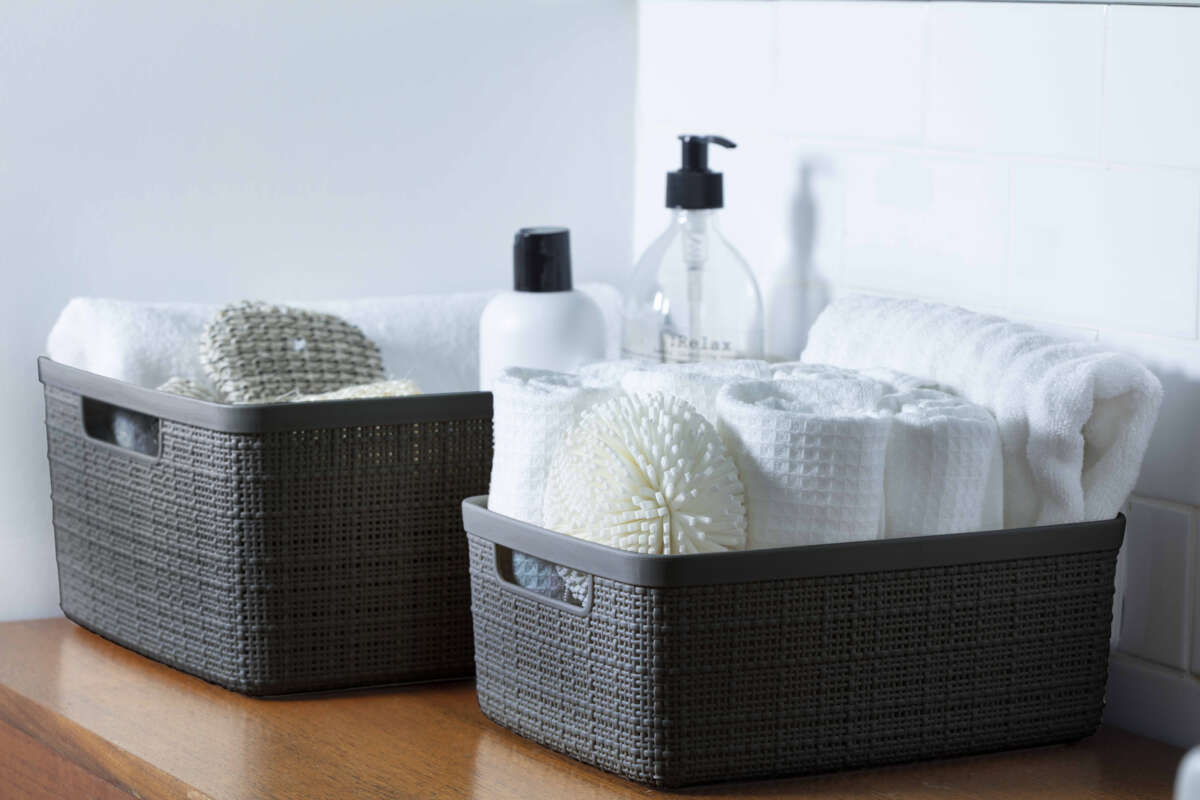 Curver Jute oppbevaringskurv