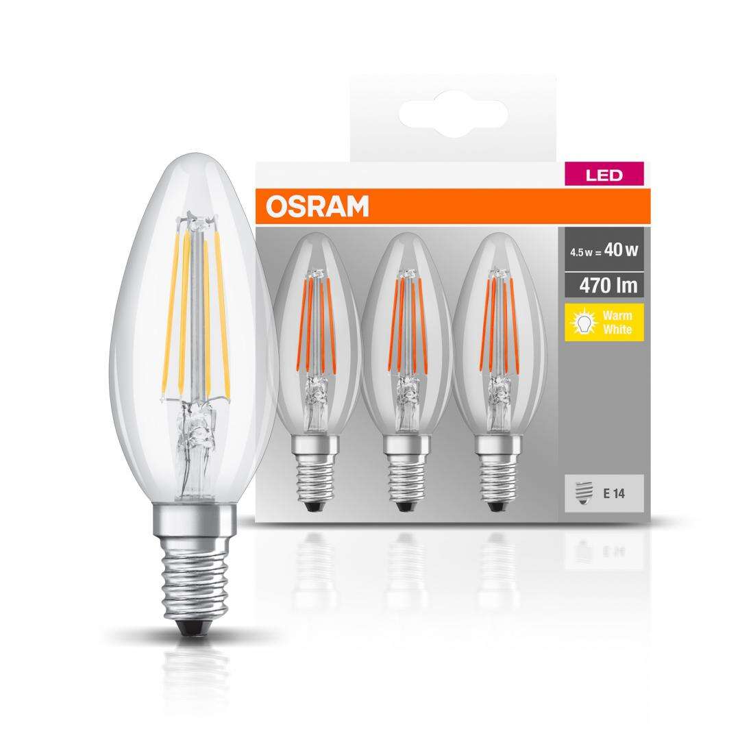 Osram LED-pære 3pk
