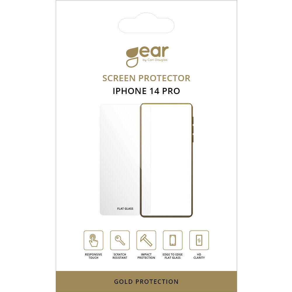 Gear skjermbeskyttelse til iPhone 14 Pro