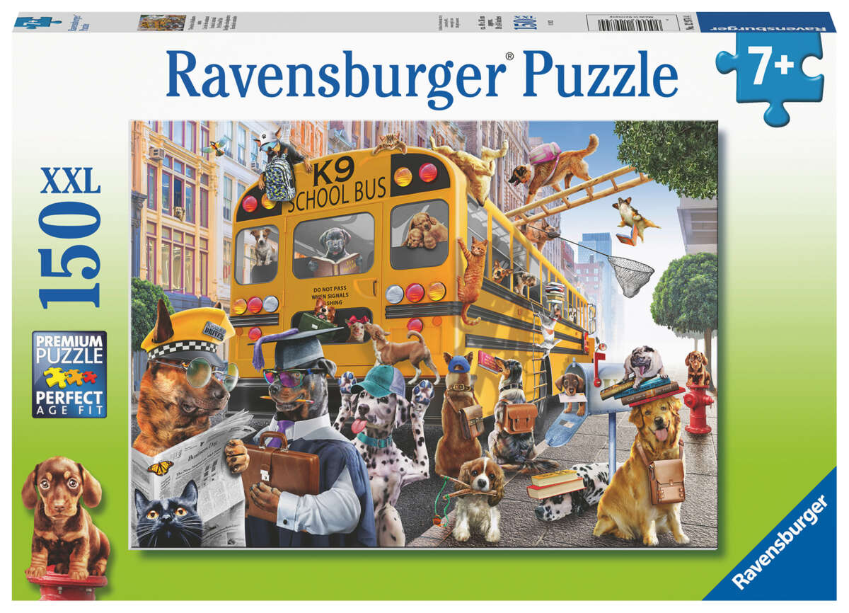 Ravensburger Puzzle Pet School Pals puslespill