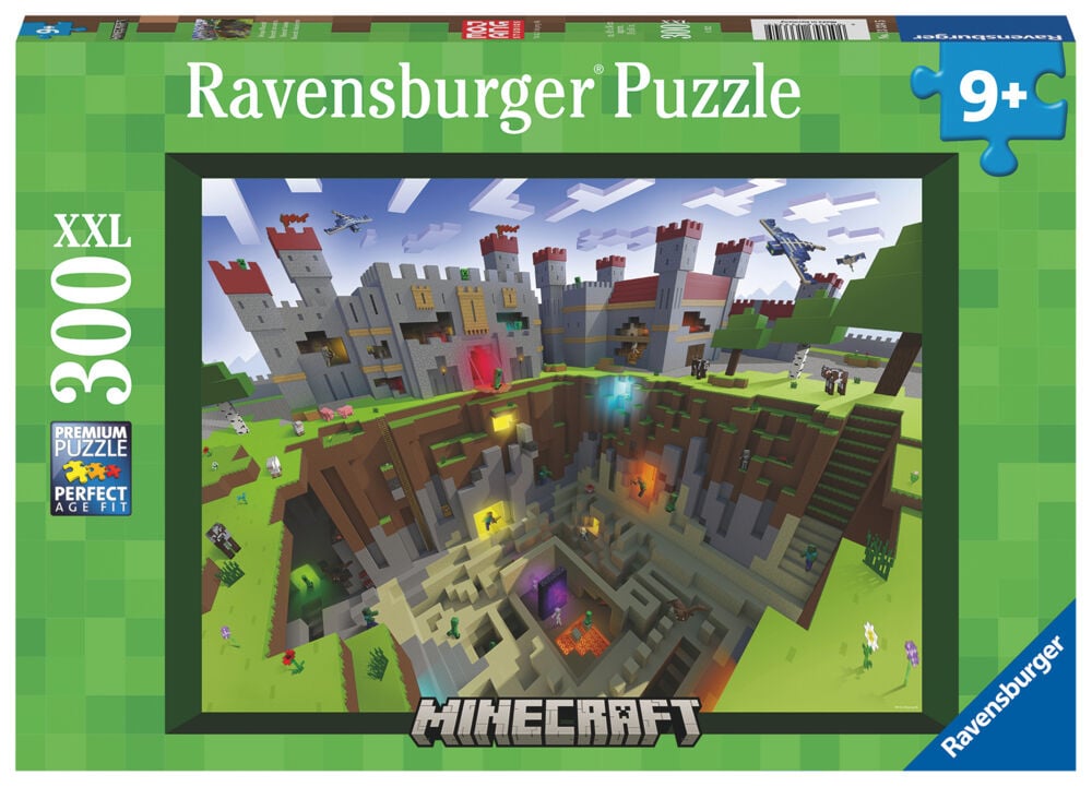 Ravensburger Puzzle Minecraft Cutaway puslespill