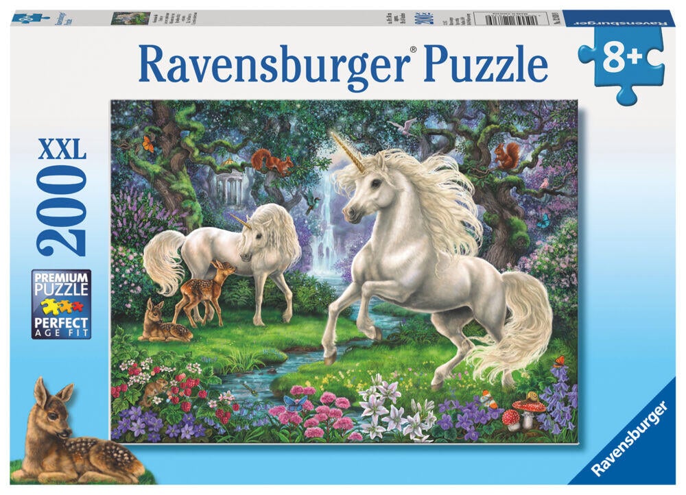 Ravensburger Puzzle Mystical Unicorns puslespill