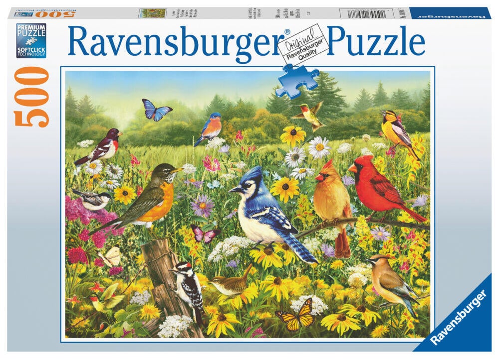 Ravensburger Puzzle Birds in the Meadow puslespill