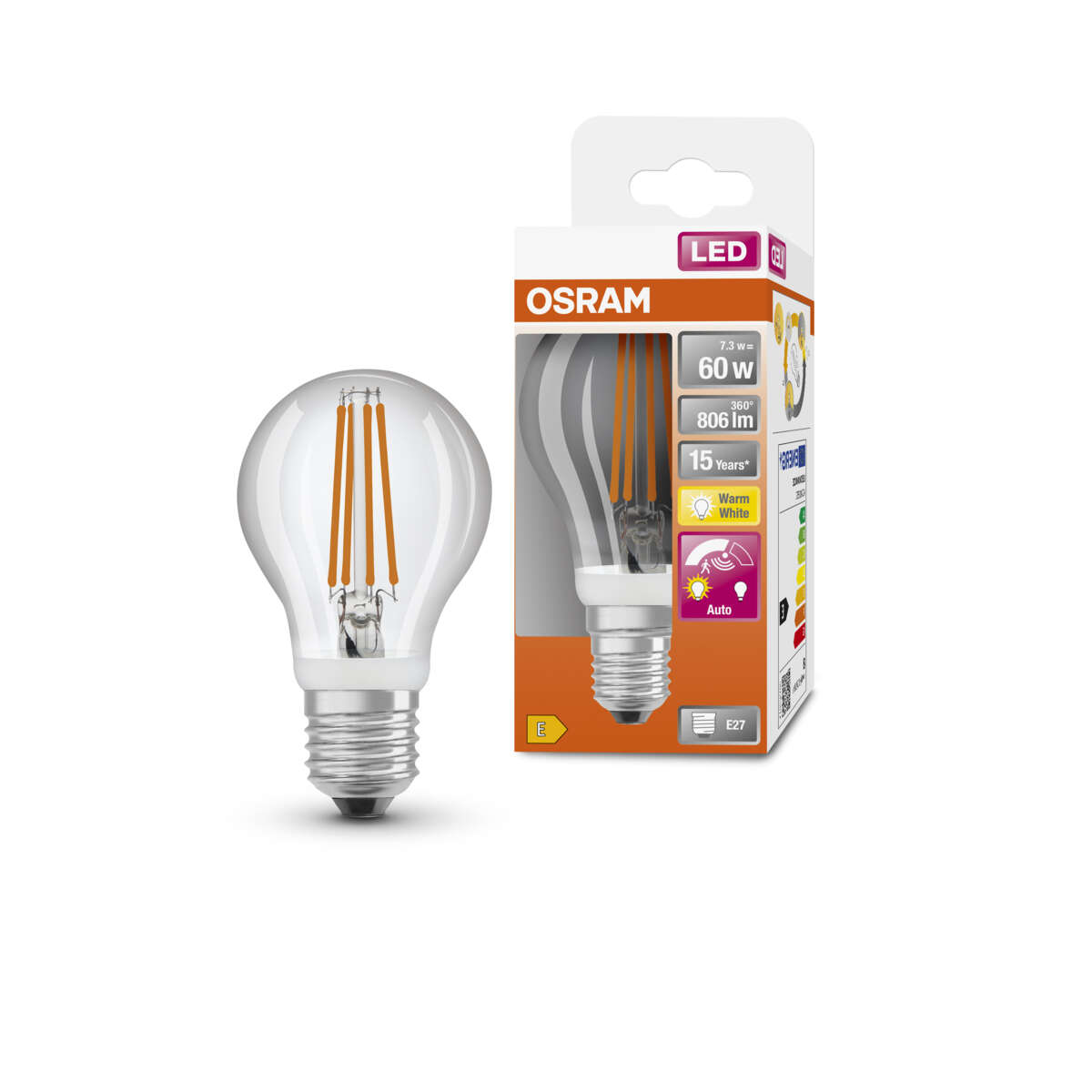 OSRAM Star Motion sensor classic pære