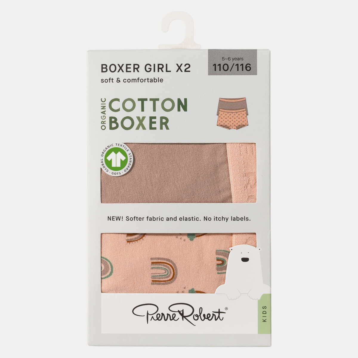 Pierre Robert Cotton Boxer 2-pk barn