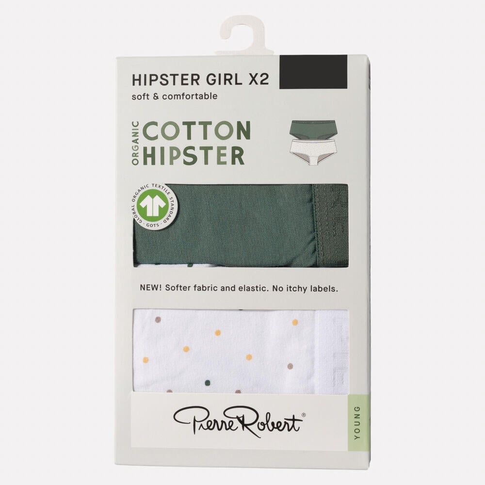 Pierre Robert Cotton Hipster 2-pk hipstertruser junior
