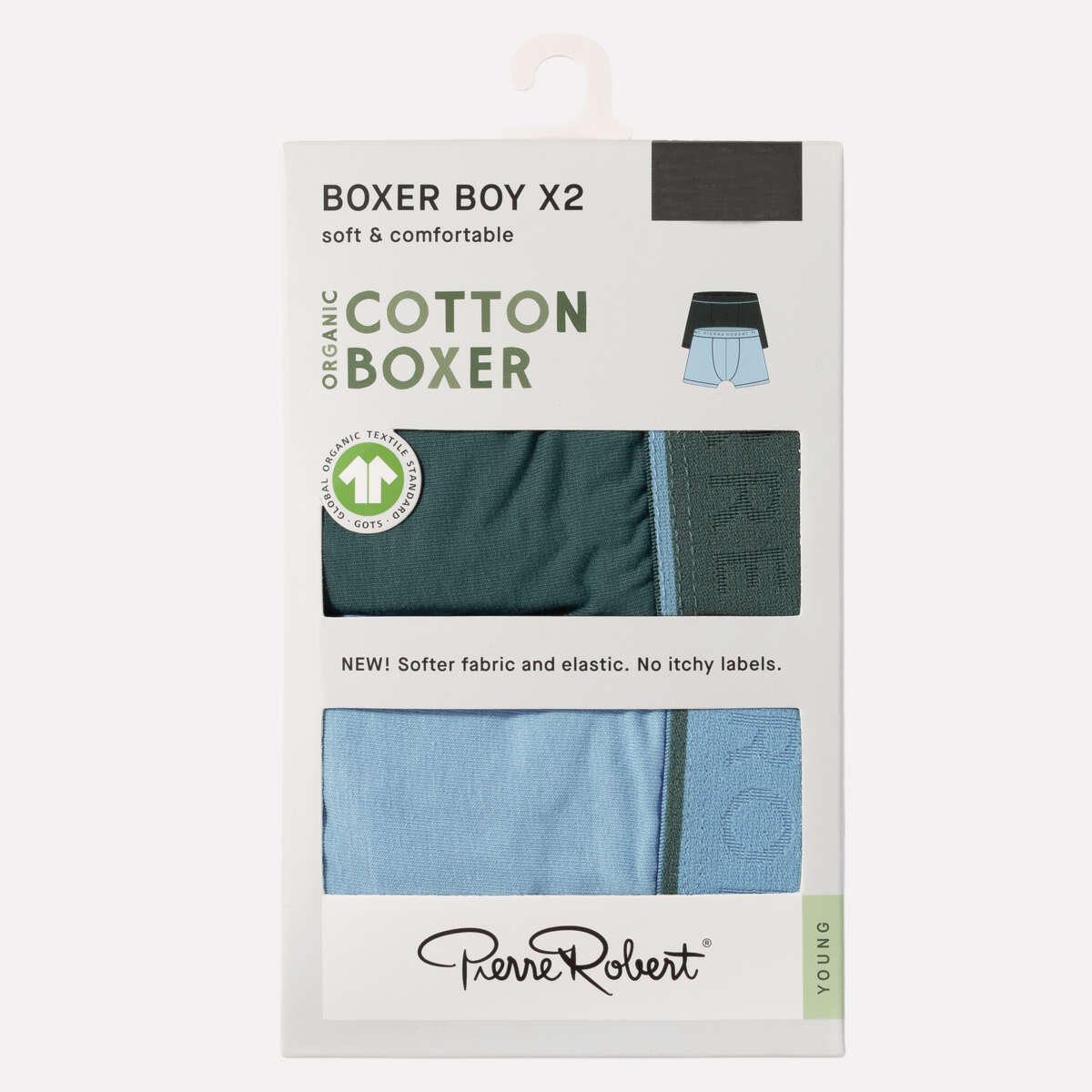 Pierre Robert Cotton Boxer 2-pk boxer junior