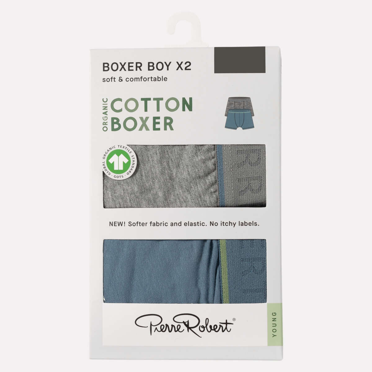 Pierre Robert Cotton Boxer 2-pk boxer junior