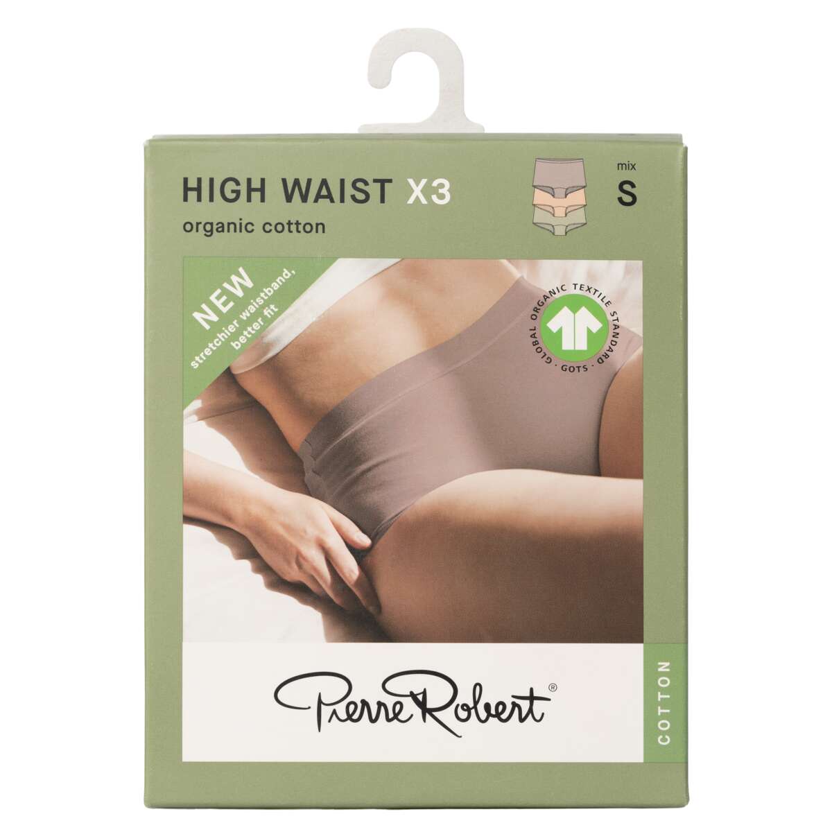 Pierre Robert higwaist truser 3-pk dame