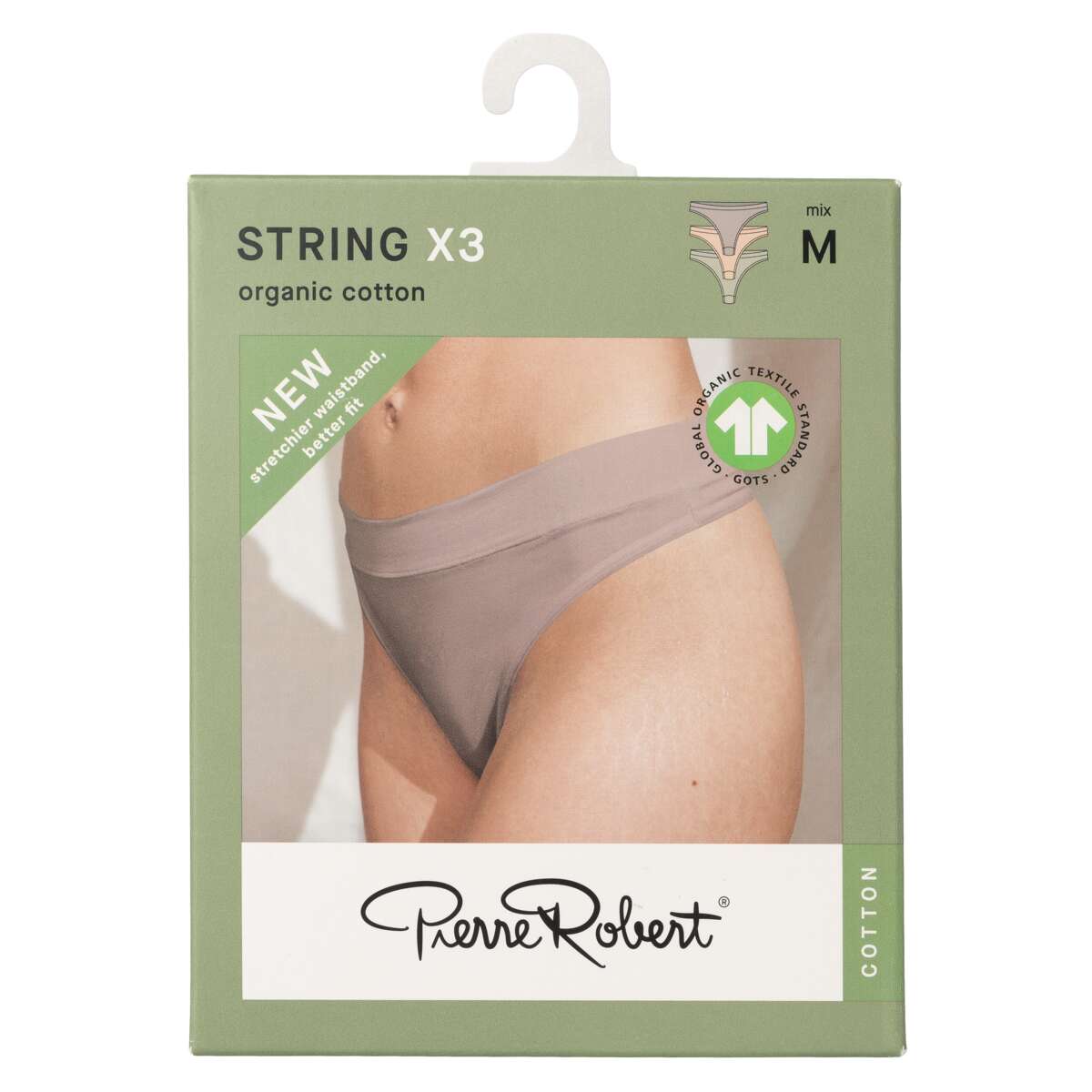 Pierre Robert stringstruser 3-pk dame