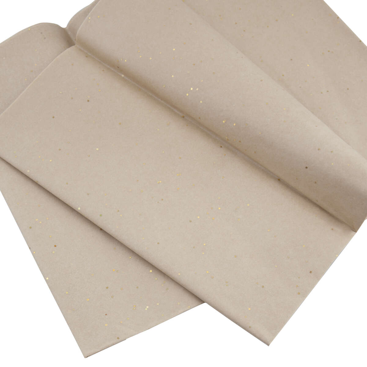 Silkepapir med glitter 6pk