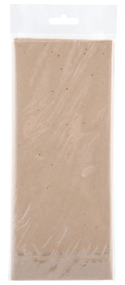 Silkepapir med glitter 6pk