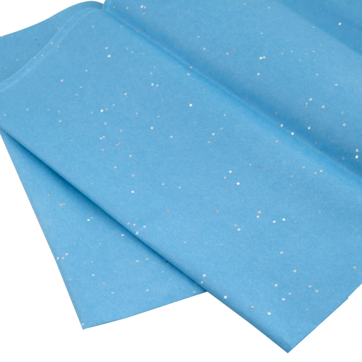 Silkepapir med glitter 6pk