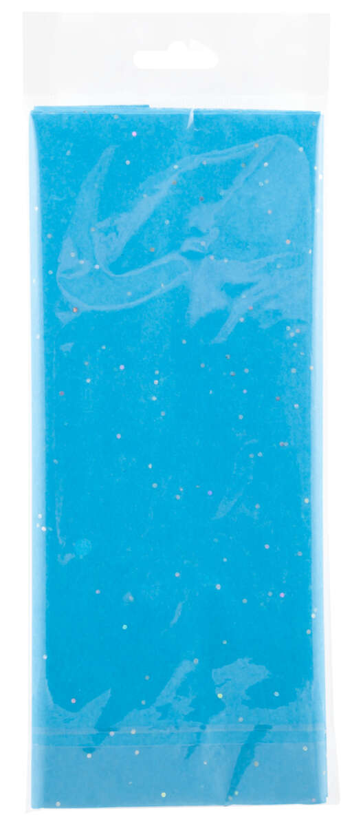 Silkepapir med glitter 6pk