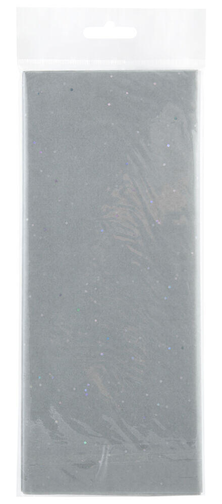 Silkepapir med glitter 6pk
