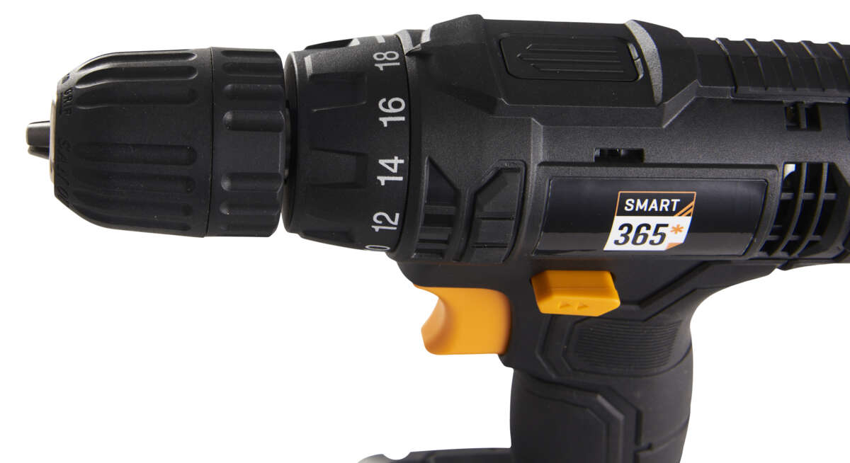 365 20V drill m/2 batterier og 79 stk tilbehør