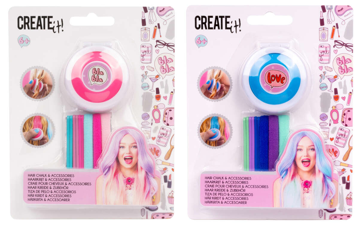 CREATE IT! hårstrikker og hårkritt