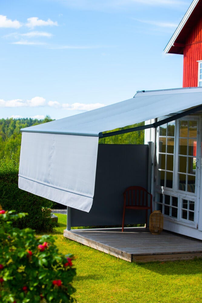 Uttrekkbar levegg semi-transperant 1,6x3 meter