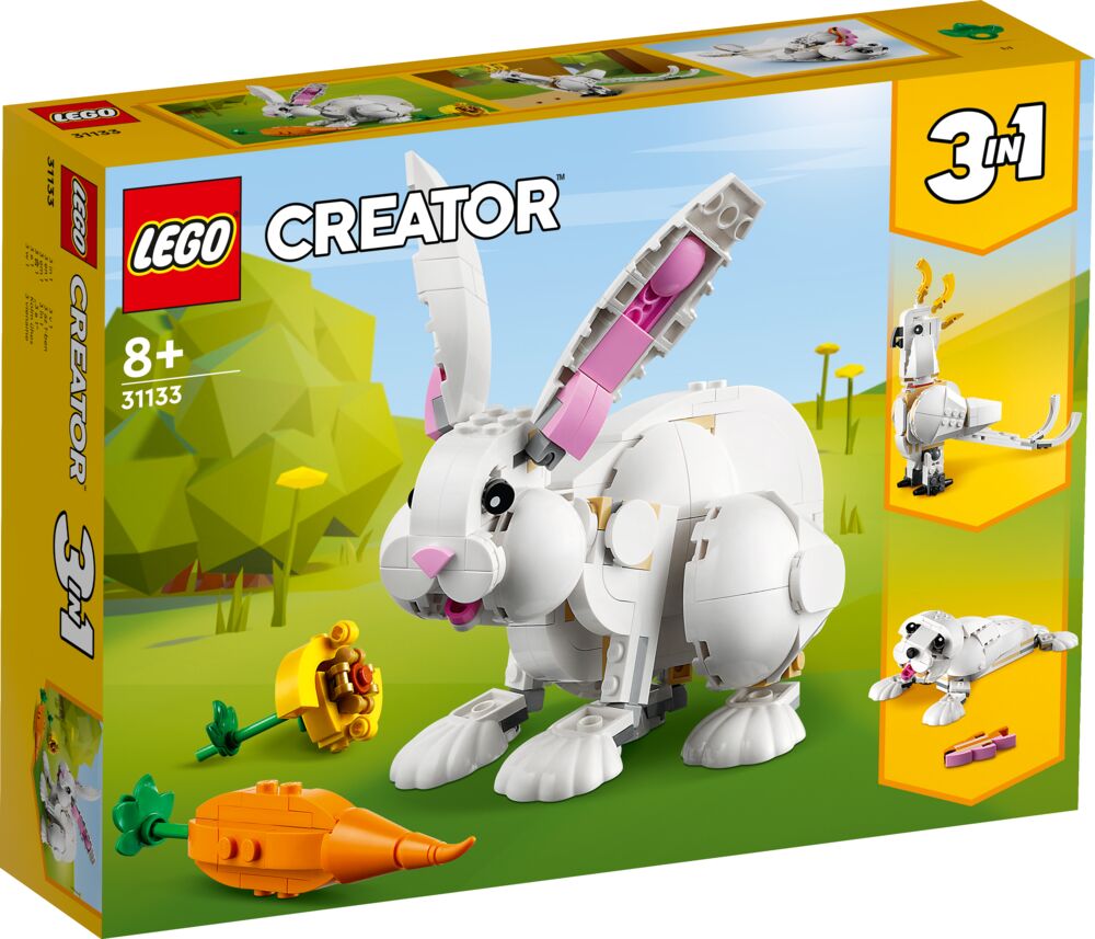 LEGO® Creator 3-i-1 Hvit kanin 31133