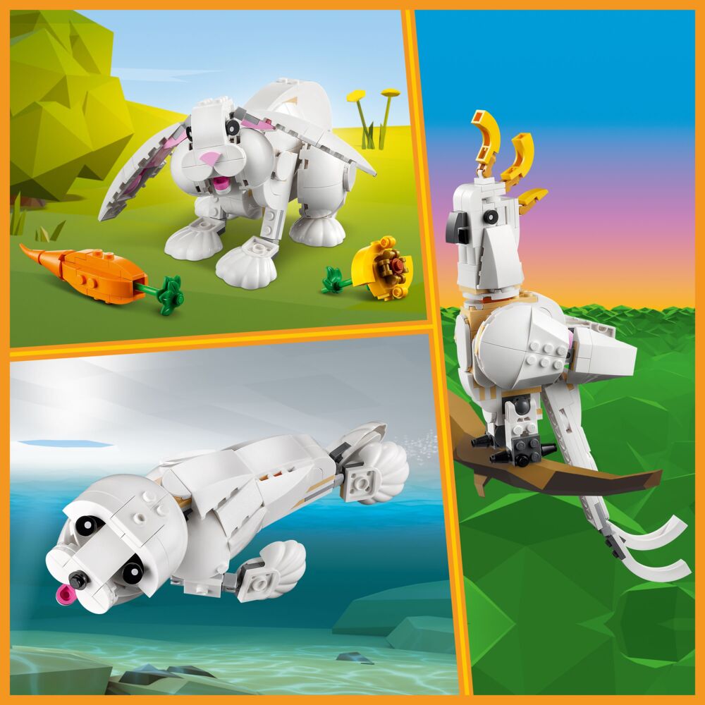 LEGO® Creator 3-i-1 Hvit kanin 31133