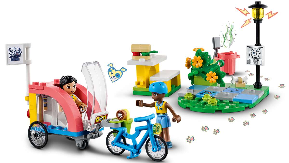 LEGO® Friends Redningssykkel for hunder 41738