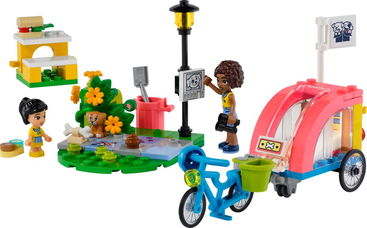 LEGO® Friends Redningssykkel for hunder 41738