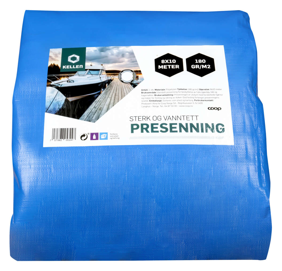 Kellen pressenning 180 gr