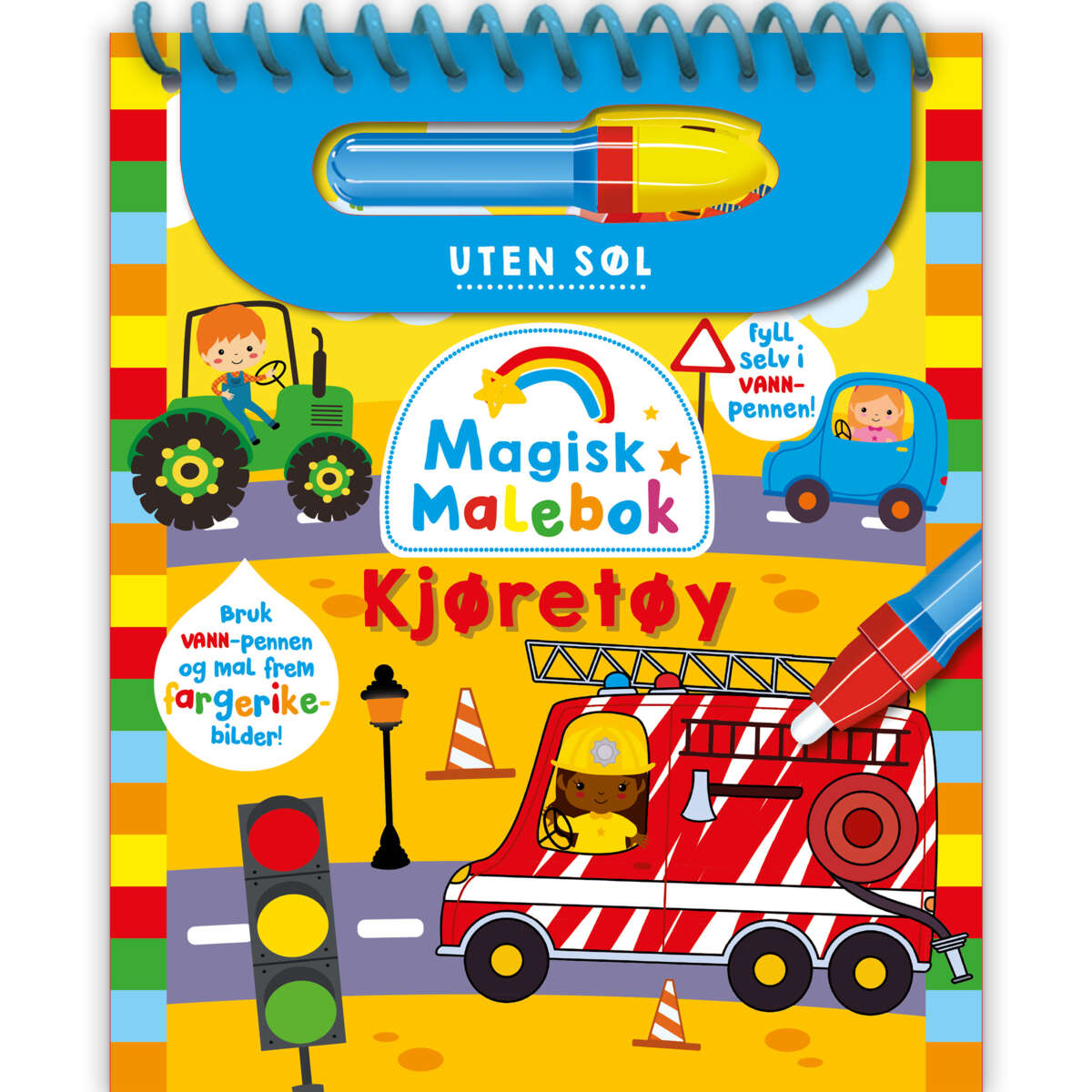 Magisk malebok: Kjøretøy