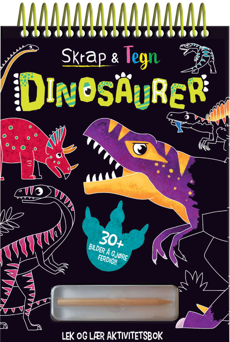 Skrap og tegn dinosaurer