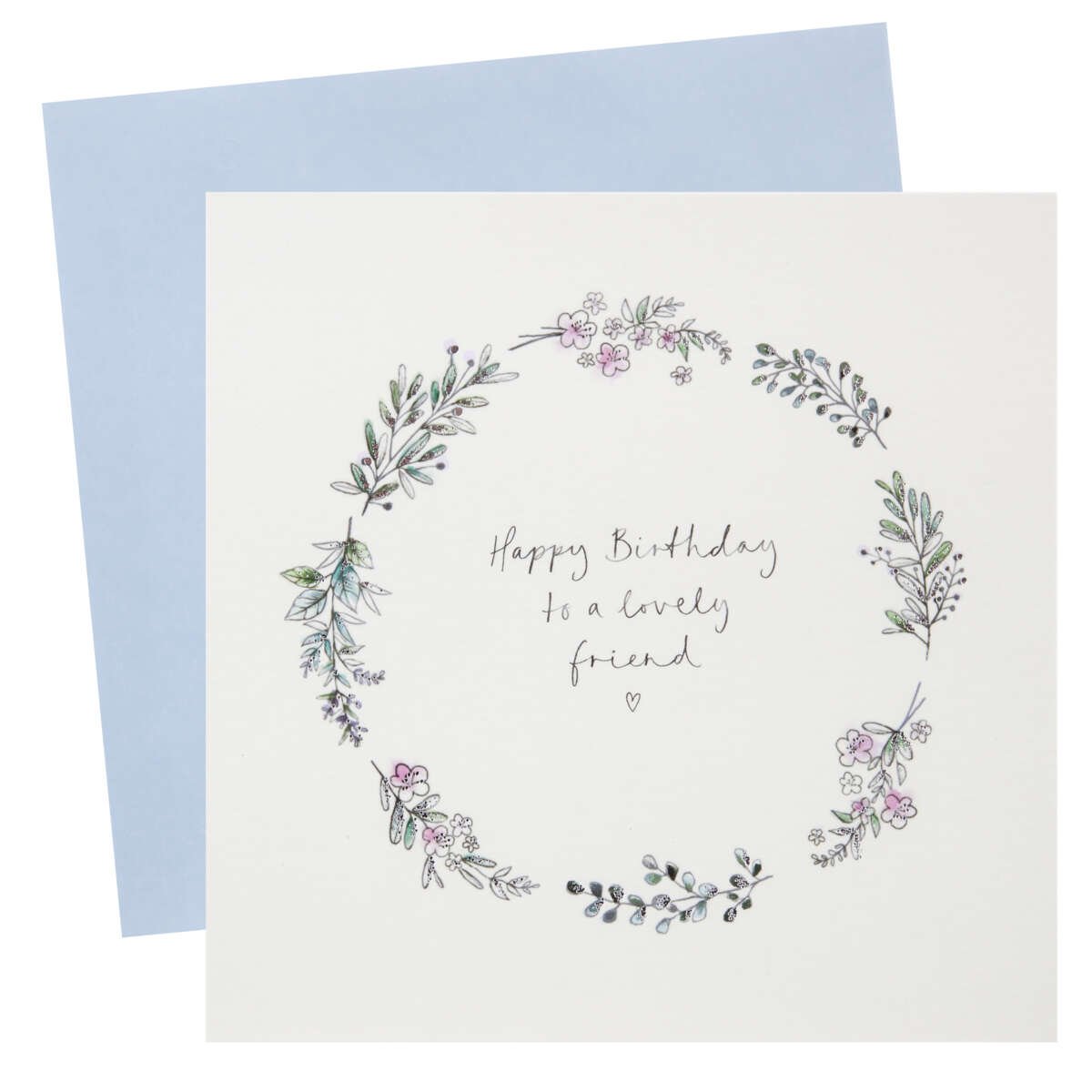 Kort Happy Birthday to a lovely friend