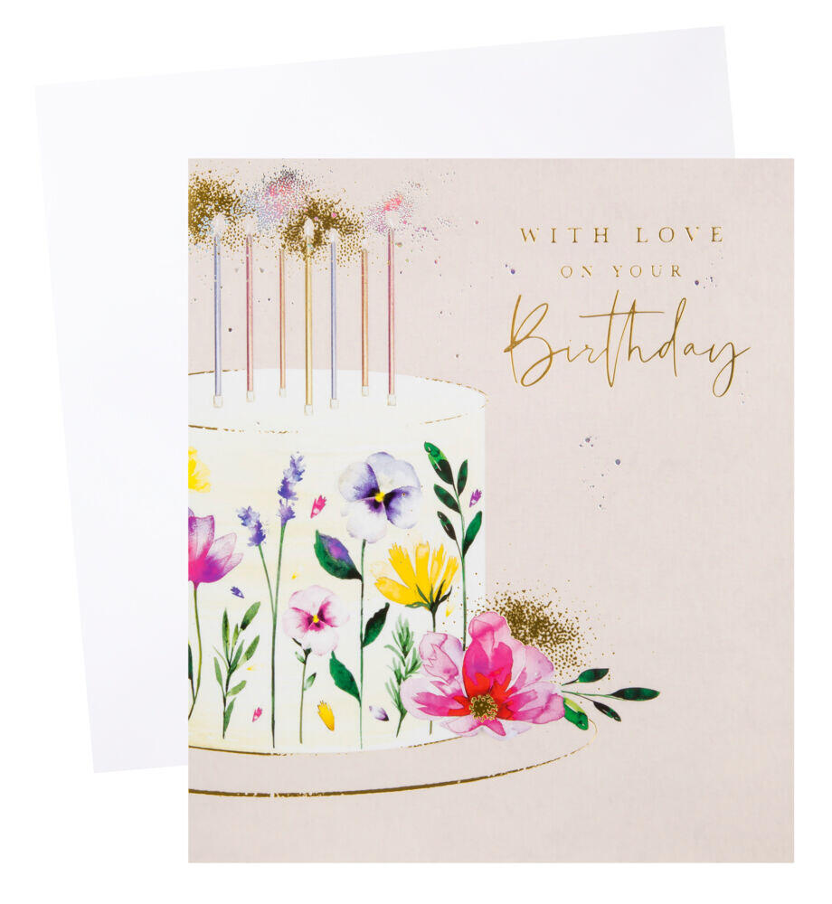 Kort With love on your birthday