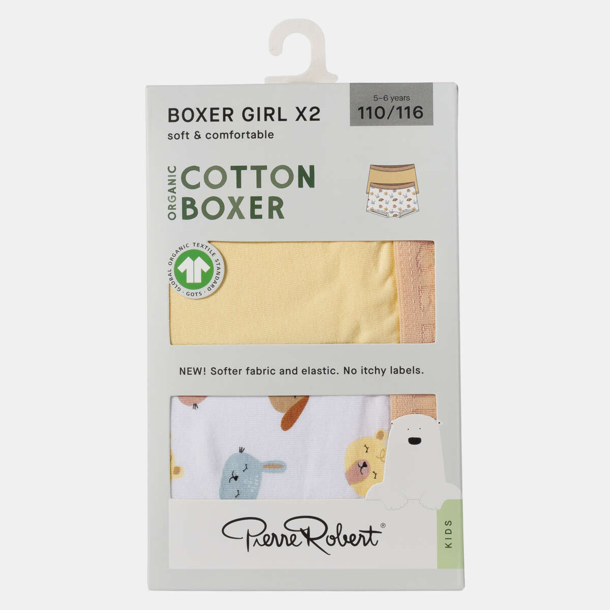 Pierre Robert Cotton Boxer 2-pk barn