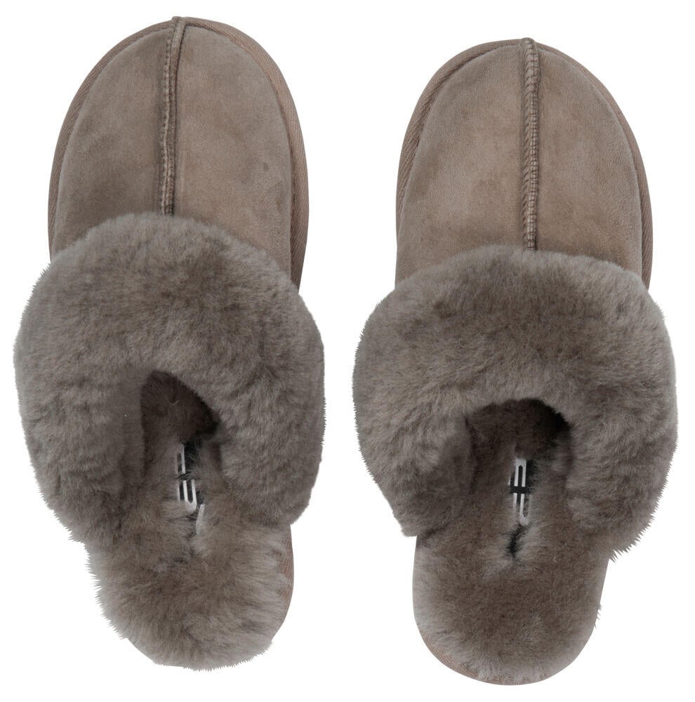 Mjuk skinntøfler dame