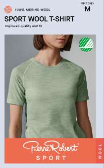 Pierre Robert Sport Wool t-skjorte dame
