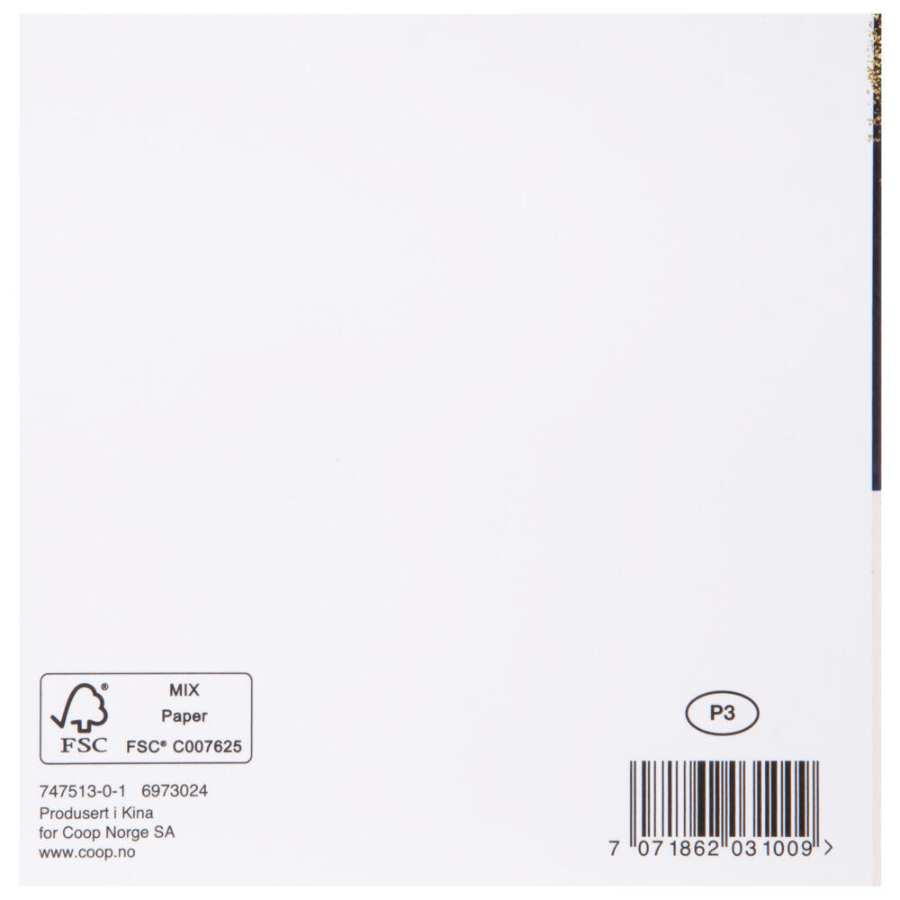 Kort Indigo Blush